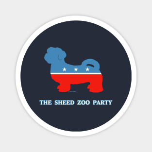 The Sheed Zoo Party aka the Shih Tzu Party Magnet